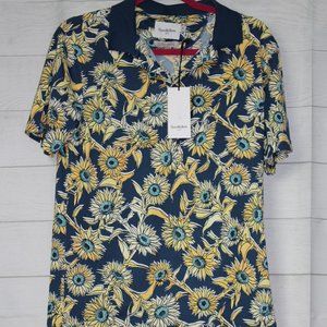 Goodfellow Men's Sunflower Golf Polo NWT Sz L